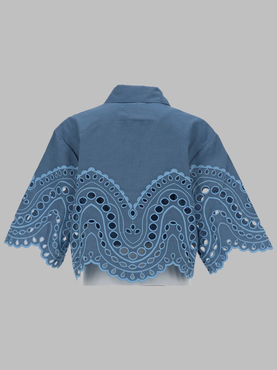 Charo Ruiz Shirts - Baby Blue | 76a5630263679919501b8328d164820677a45482