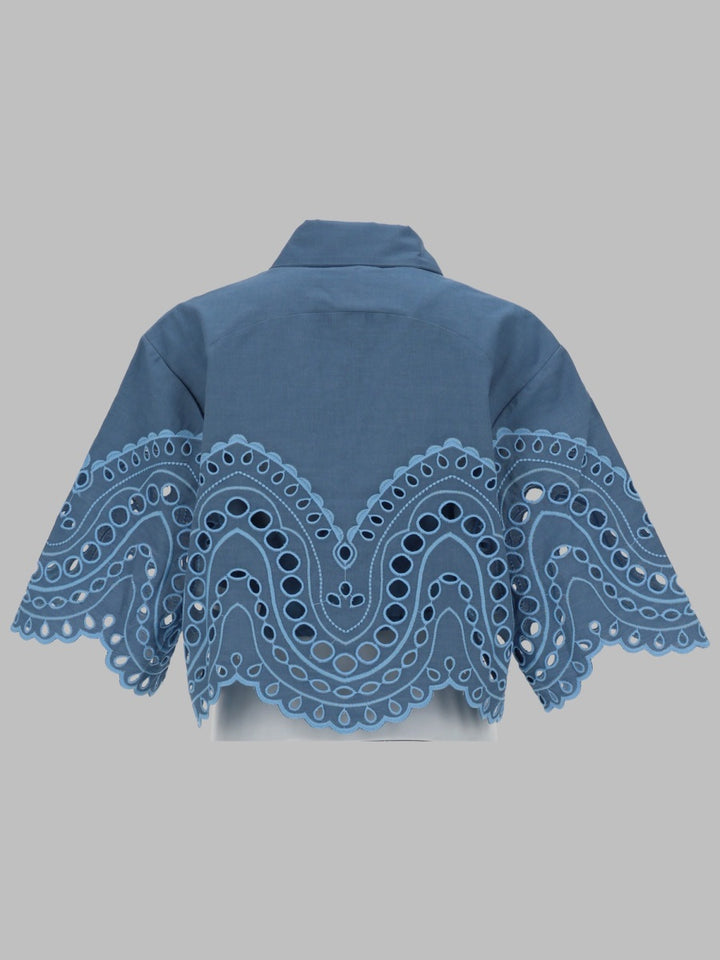 Charo Ruiz Shirts - Baby Blue | 76a5630263679919501b8328d164820677a45482