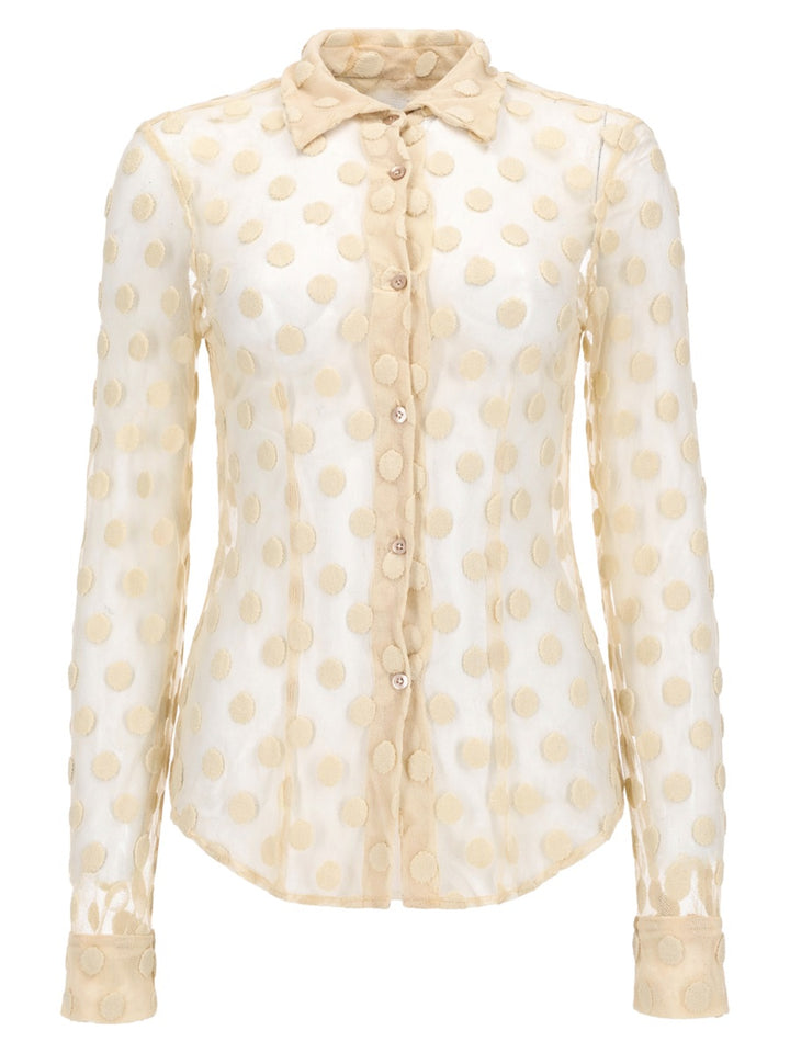 Dries Van Noten Shirts - Ivory | e433a38e8b51be6a266f7d7ea28291b7ebf2b67a