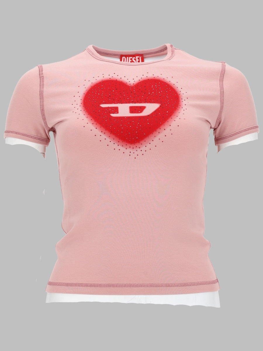 Diesel T shirts - Pink | 0fd5ea2038095726f1e6038c28f454fbf5801f16