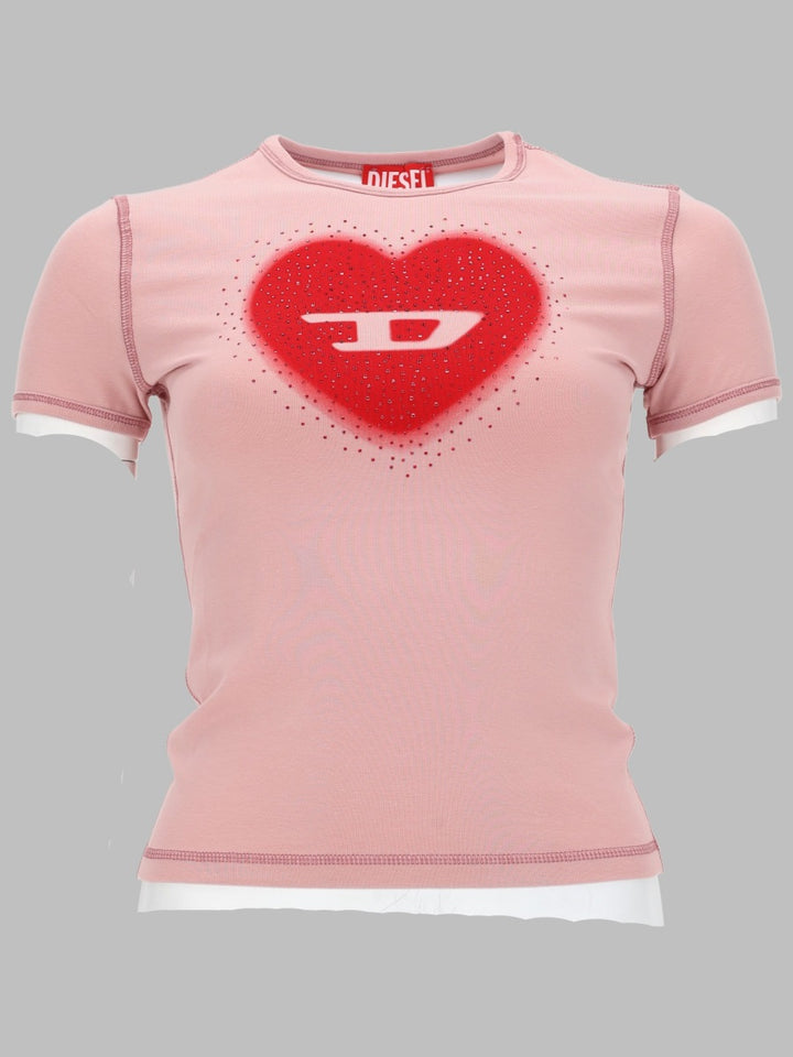Diesel T shirts - Pink | 0fd5ea2038095726f1e6038c28f454fbf5801f16