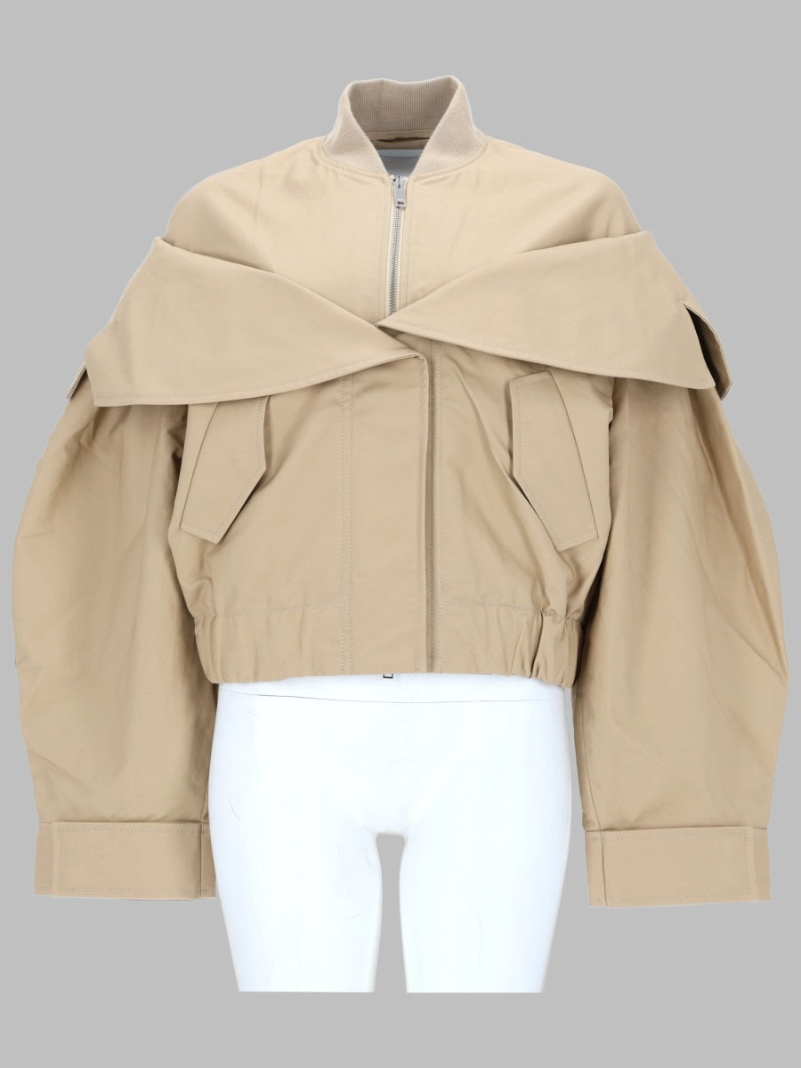 Ganni Jackets - Beige | 286147a6f8ab2280a37dd7d40c983d8a9a6493dc