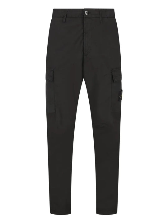 Stretch Cotton Twill Cargo Pants