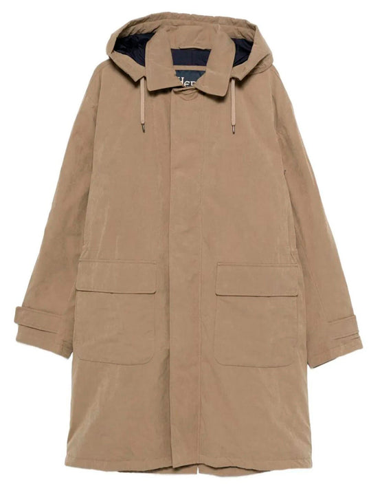 Padded Long Parka With Hood