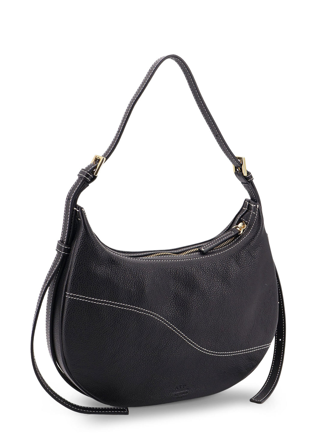 Atp Atelier Bags - Black Contrast Stitch | 5ec8b9627f793bb6aa6022a2f7c02b3aa598fe71
