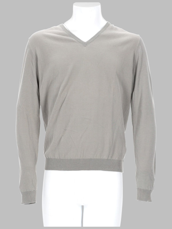 Maglia In Cotone Con Scollo A V
