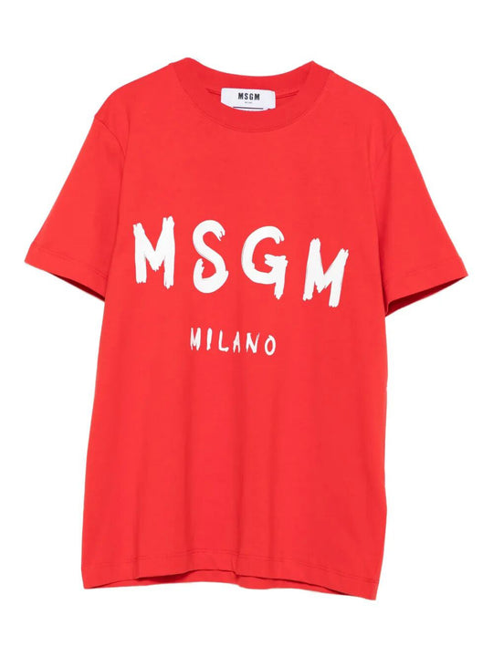 Logo Print Cotton T-Shirt