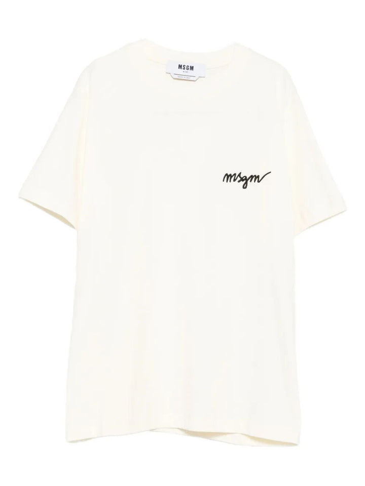 Msgm T-shirts - White | aaf1030d53ecaaee0e94c0be043fee3a02c7bb83