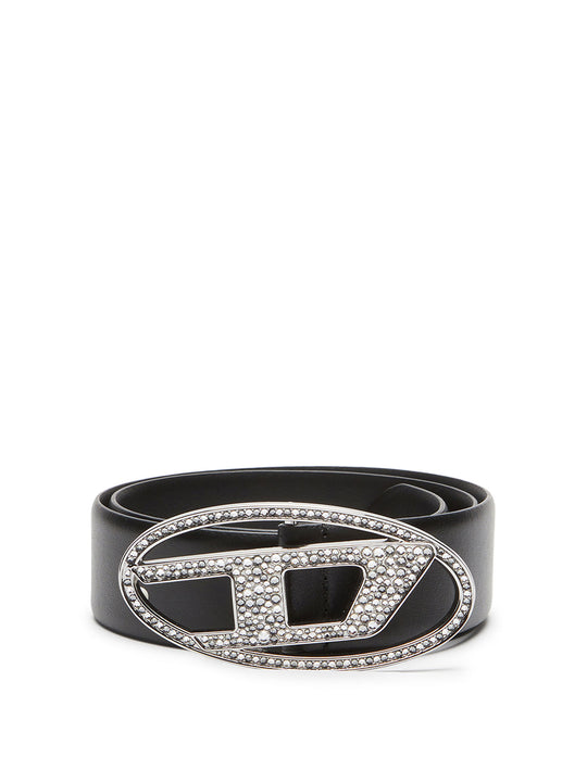 B-1dr Strass Leather Belt
