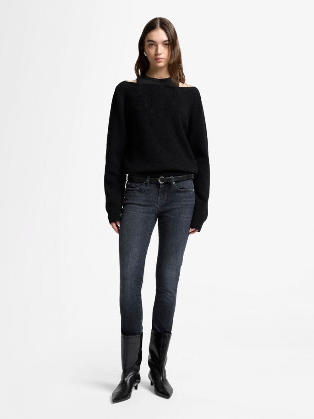 7 For All Mankind Skinny - Black | 6d51c6be7a8d1b7b430d8b2d8c418bc5302f4806
