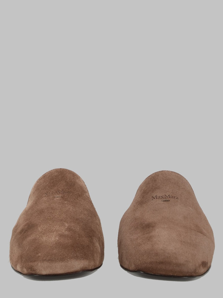 Max Mara Flat Shoes - Brown | f4b40493c431a846383d2ea9e66e9421a32f76d2