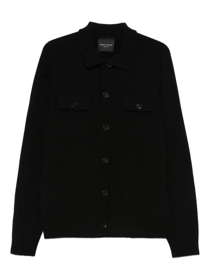 Roberto Collina Cardigan - Black | 34e8fe865c56a94028ba88eb4b92d3ca87779789