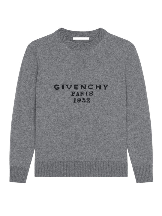 Wool And Cashmere Pullover With Givenchy Paris 1952
