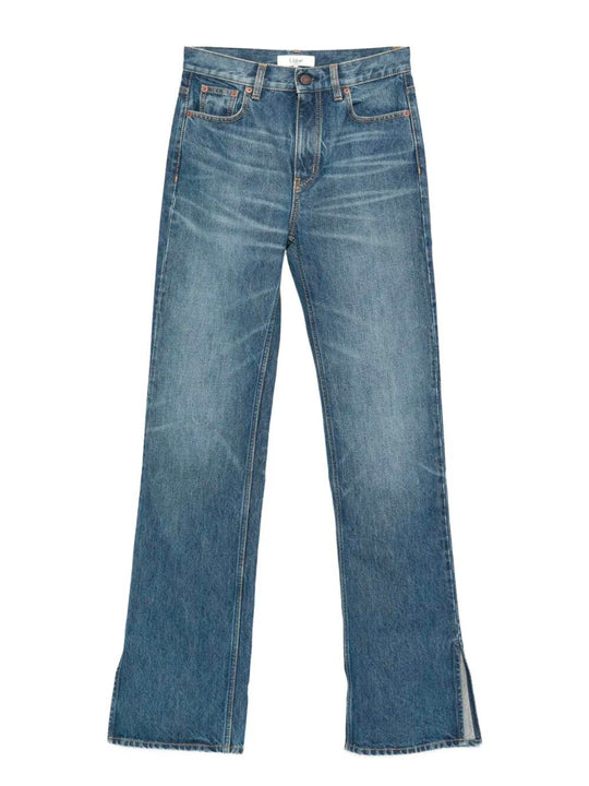 Bootcut Jeans With Slit