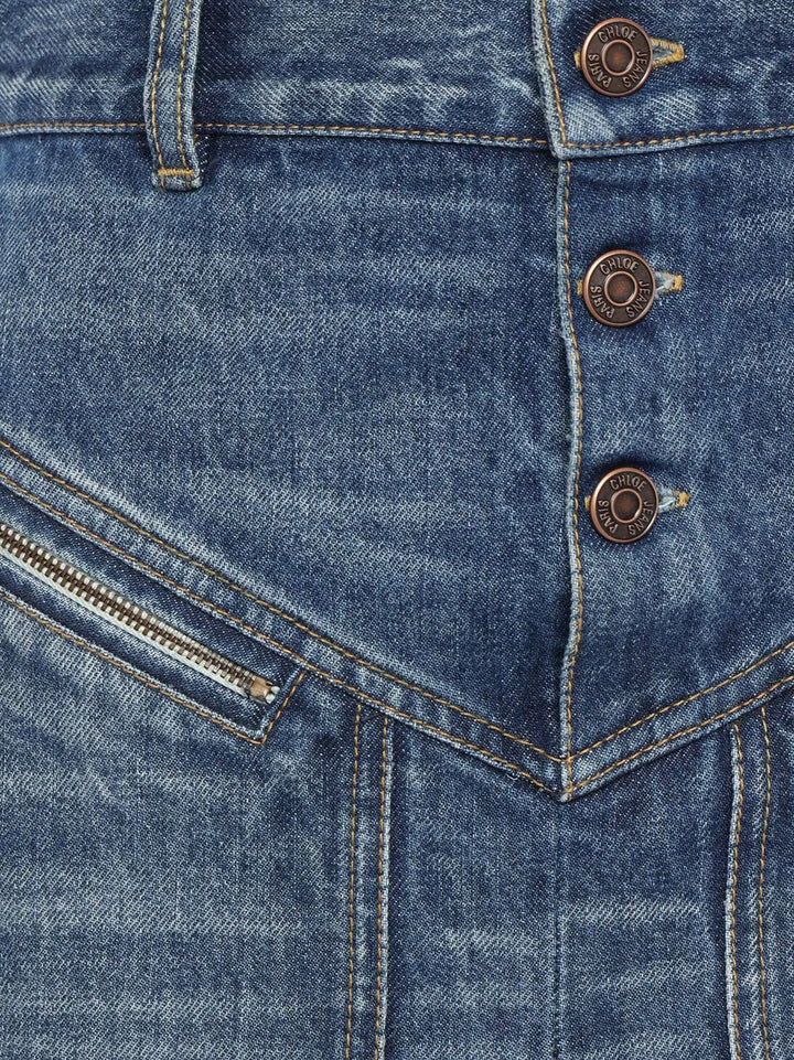 Chloè Skirts - Hazy Blue | 55166e87d6484d9181c4db719b9c3dbe82eda0e5