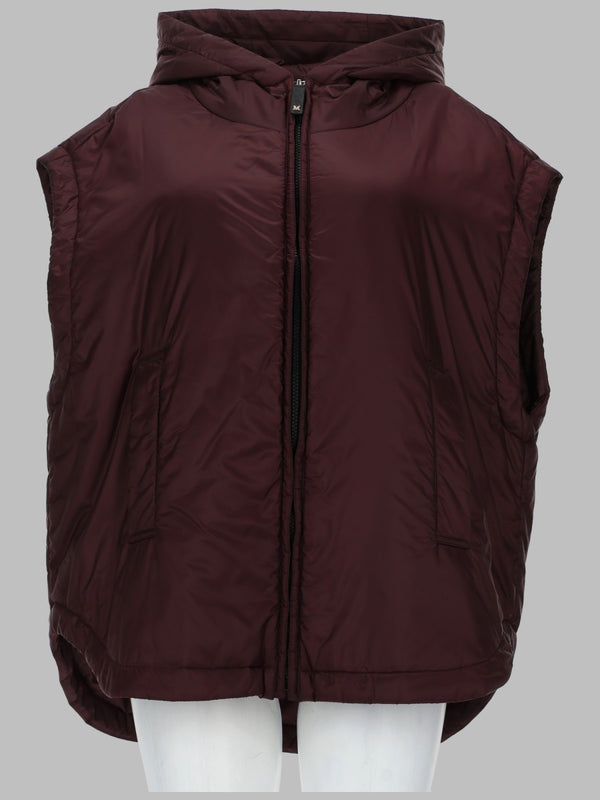 Gilet Imbottito Con Cappuccio