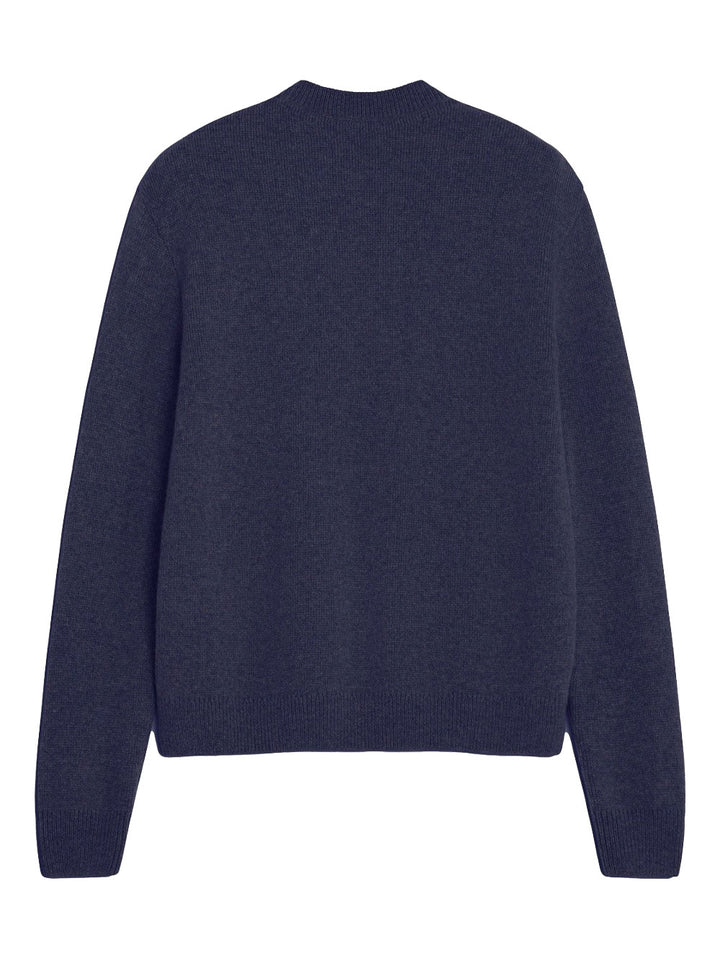 Maison KitsunÉ Pullover - Blue | 1b6531099c2a50e210063ed9d258c354ad428a65