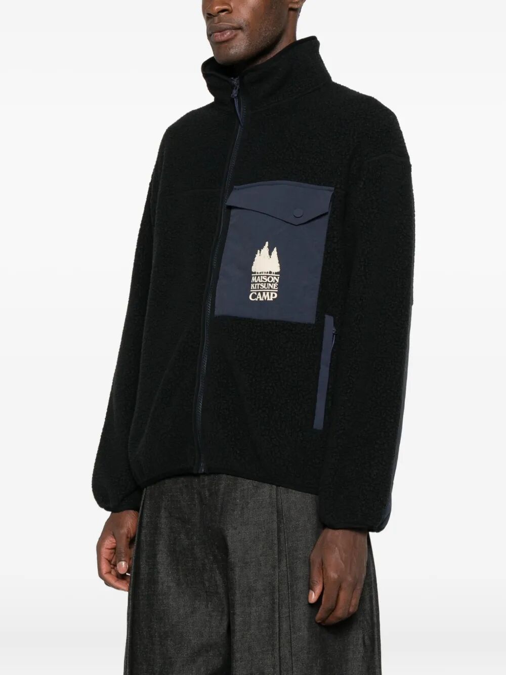 Maison KitsunÉ Sport jackets & wind breakers - Black | ad795dec29648446888e343bf36a2c3e0297f9aa