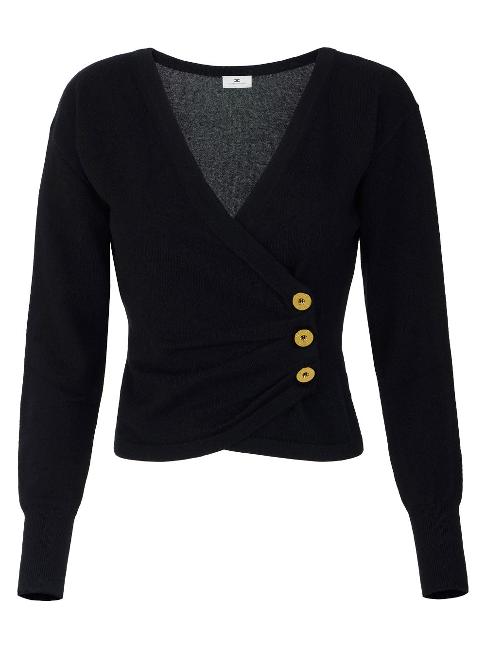 Elisabetta Franchi Cardigan - Black | 948d39f3fb2aa0d1afe854ffdb1adec4dc8cd5ed