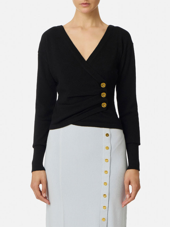 Elisabetta Franchi Cardigan - Black | e04b16129c514a0aae69034585c7f22f09cd541c