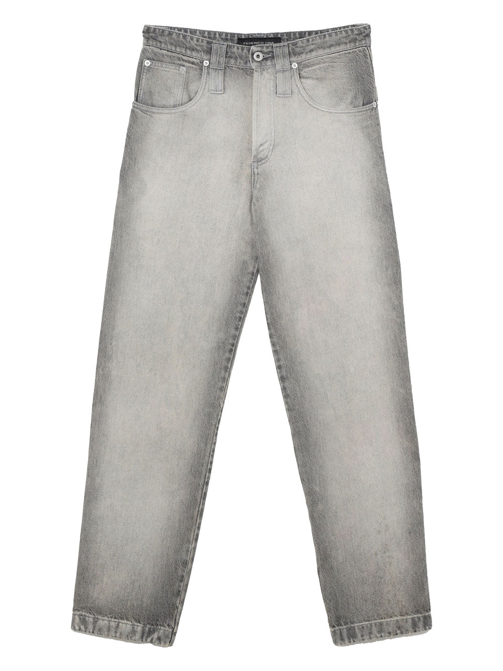 Federico Cina Straight leg - Grey | 44e4d4249e146377988caa92cac0e6152cc85e58