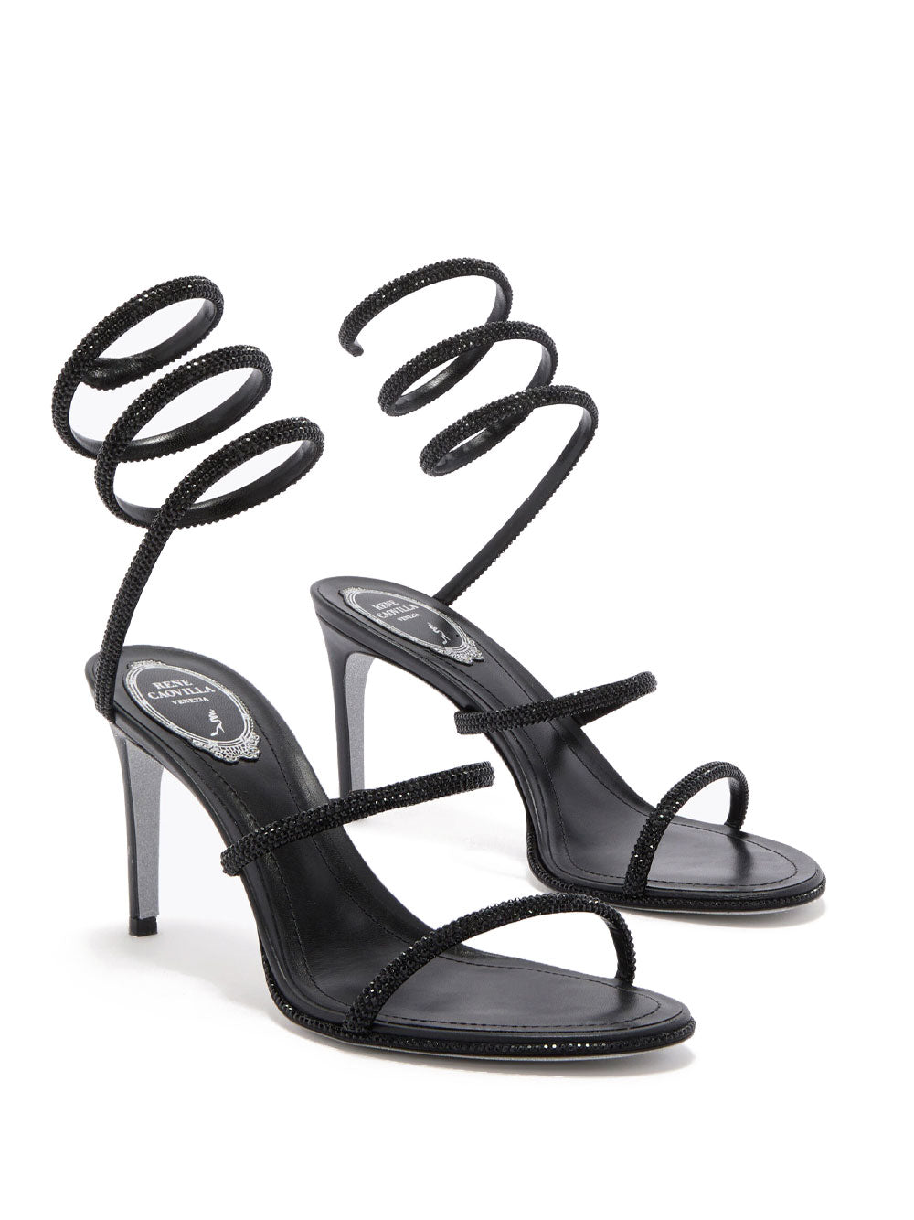 Rene Caovilla Sandals - Black | ef4bcff5c0f39819098d781f78479eb7fc7c4d04
