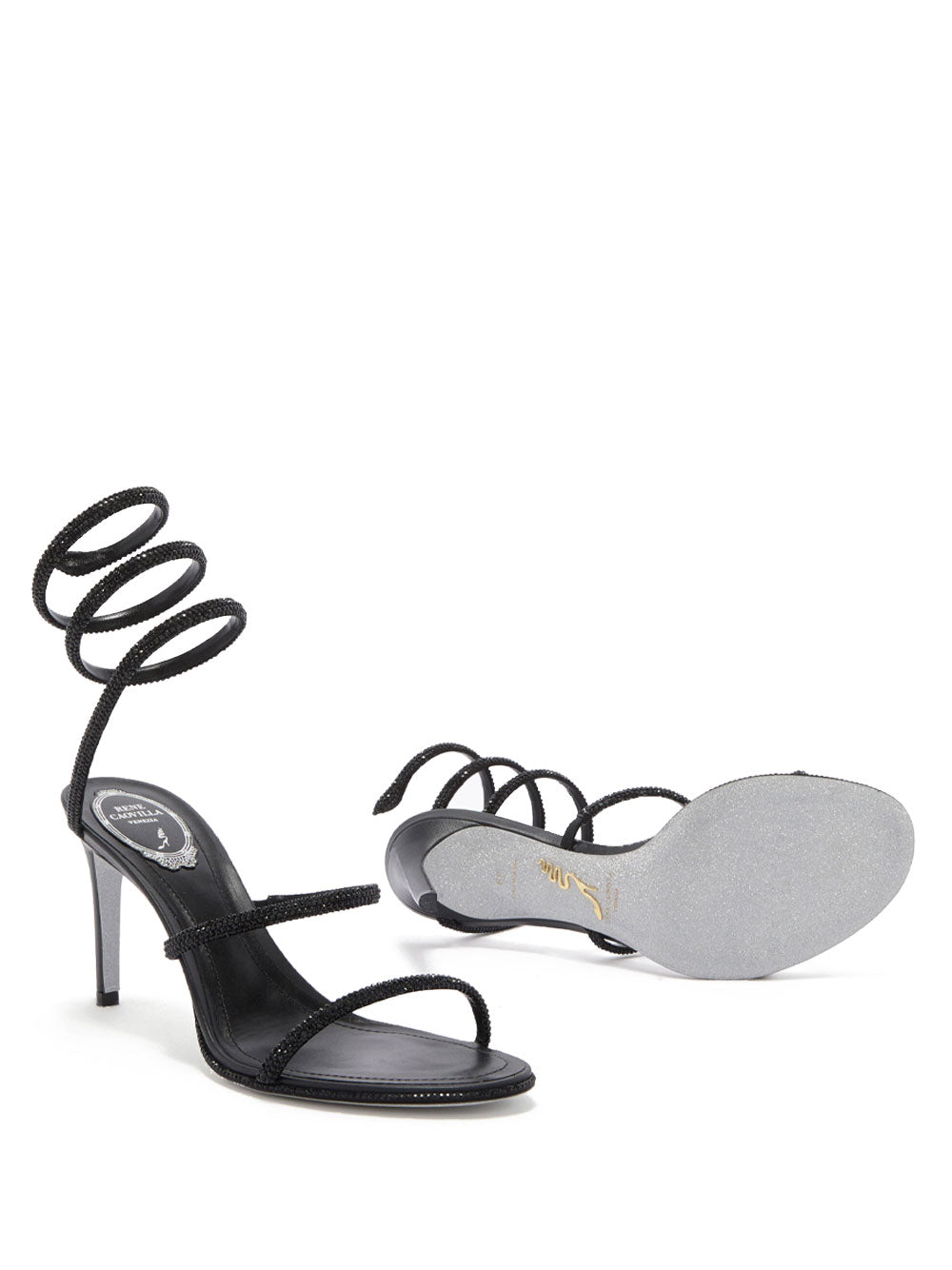 Rene Caovilla Sandals - Black | a5e72ba618b7c4add3423f809c77ef09f69be6c1