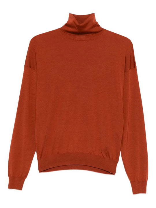 Roll-Neck Wool Sweater
