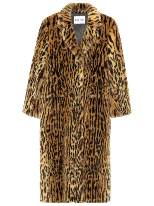 Marcelline Faux Fur Long Coat