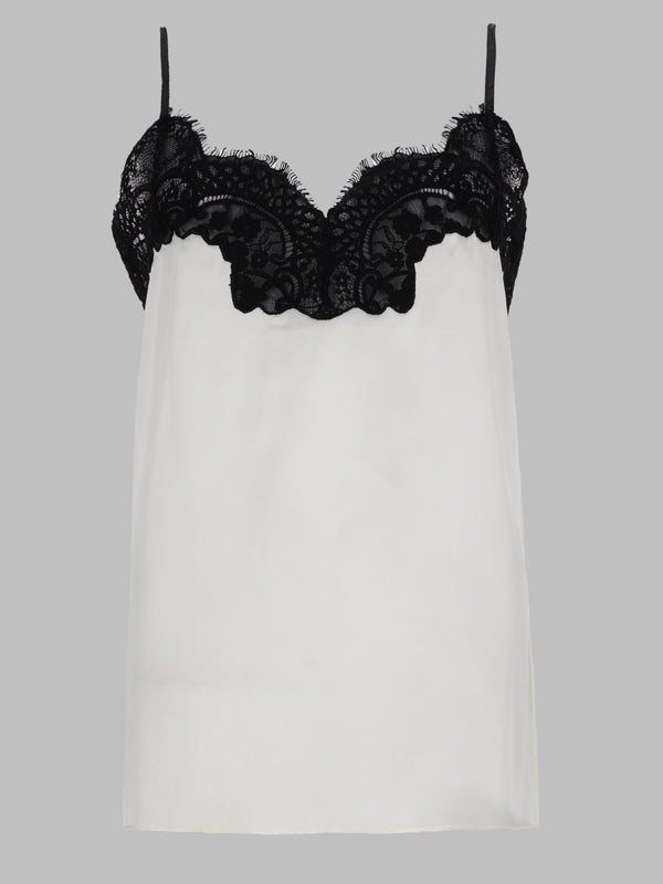 Top In Seta E Pizzo