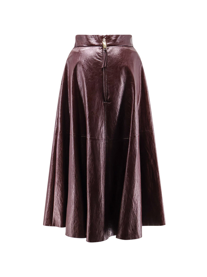 Elisabetta Franchi Skirts - Merlot | 381648b4bca5723ce930382a62eb91da4c93c343
