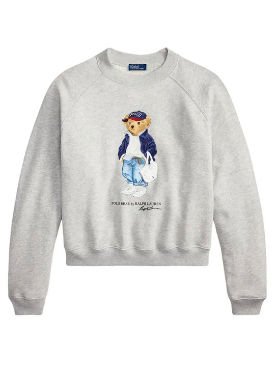 Polo Bear Lightweight Fleece Crewneck Sweatshirt