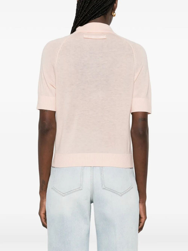 Victoria Beckham Polo neck - Nude & Neutrals | 4d3c0e29d86d7f1a44c1bcbeca0db2e11adededb