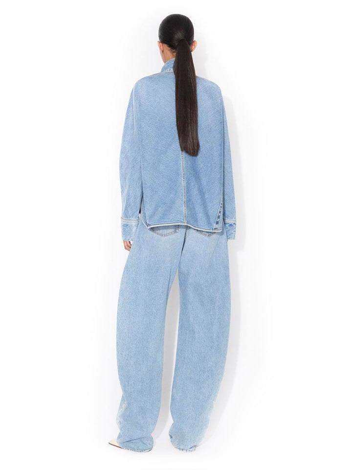 AlaÏA Denim&leather - Blue | 4a7a65b7acbb314c219b0ce5ce4ca79aba6ebb2e