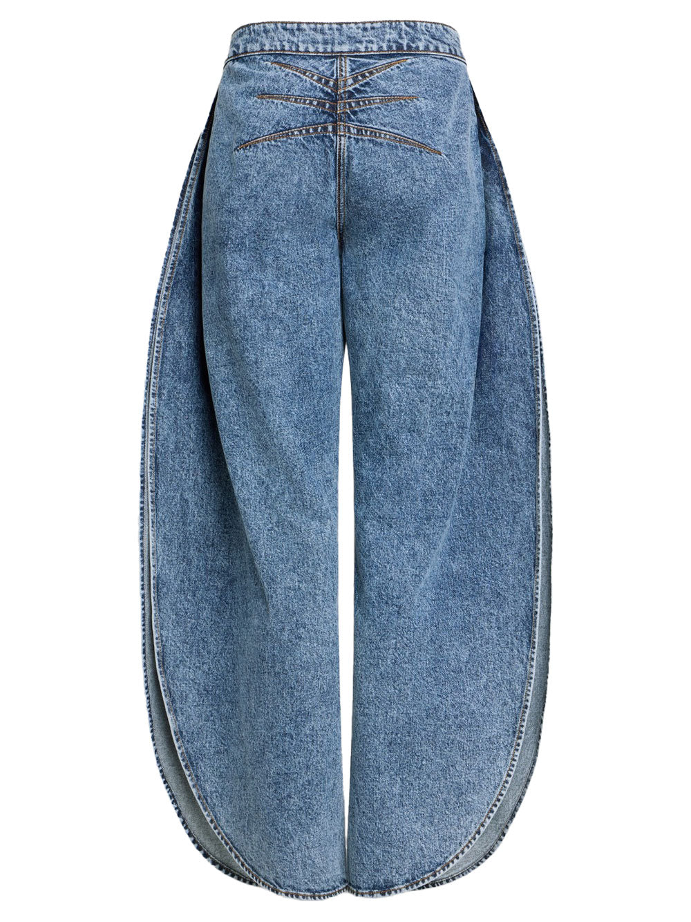 AlaÏA Wide leg - Blue | e252d8903ea60b38bff16f728d8430732fcf280c