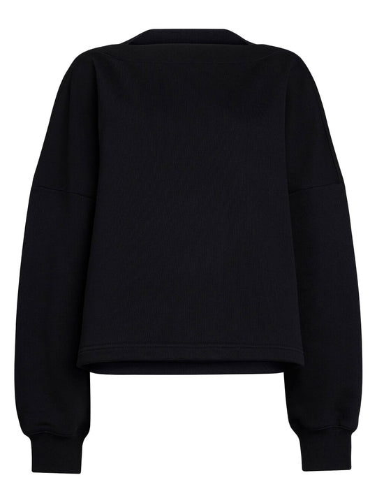 Boatneck Fleece Sweatshirt