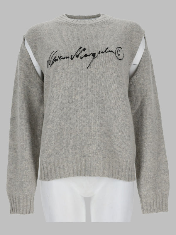 Maglia In Lana Con Logo