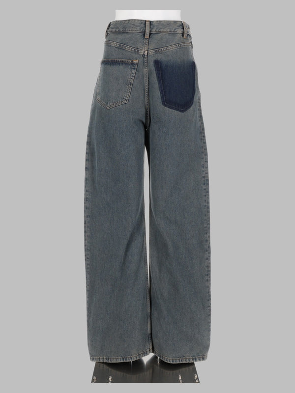 Jeans 5 Tasche In Denim Di Cotone