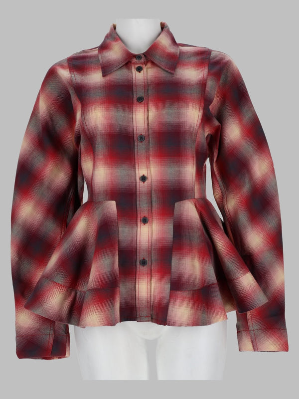 Camicia In Flanella Di Cotone
