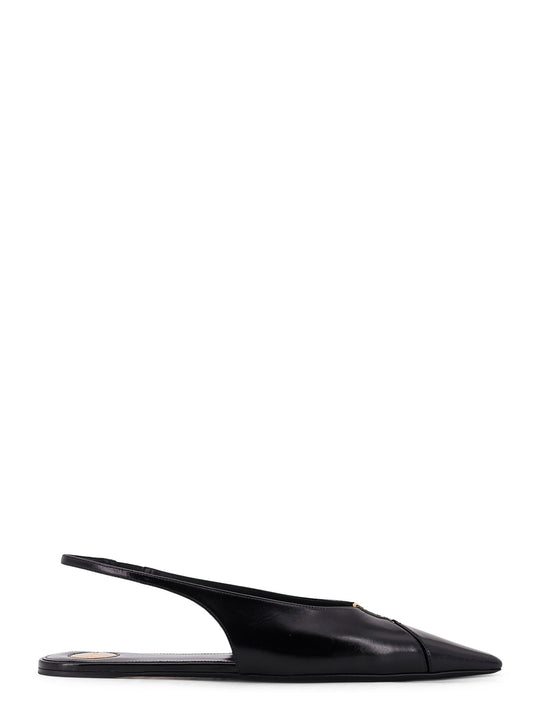 Babylone 00 Bal Leather Slingback Ballerinas