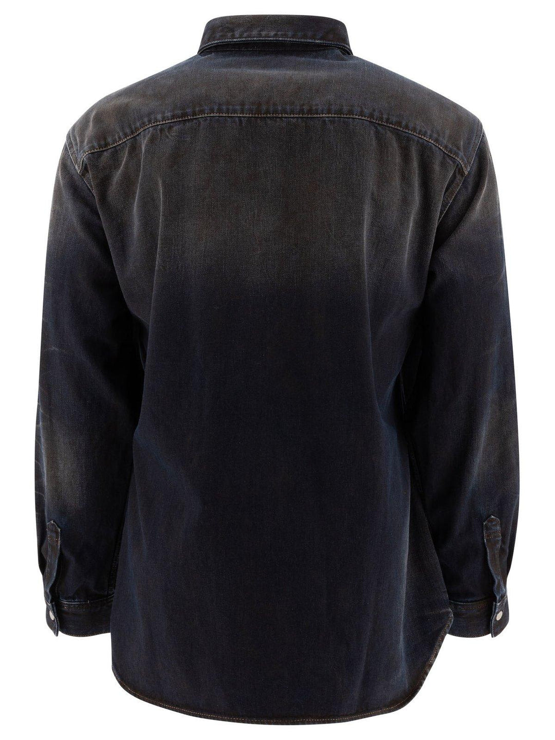 Relaxed Fit Denim Shirt Shirts Blue