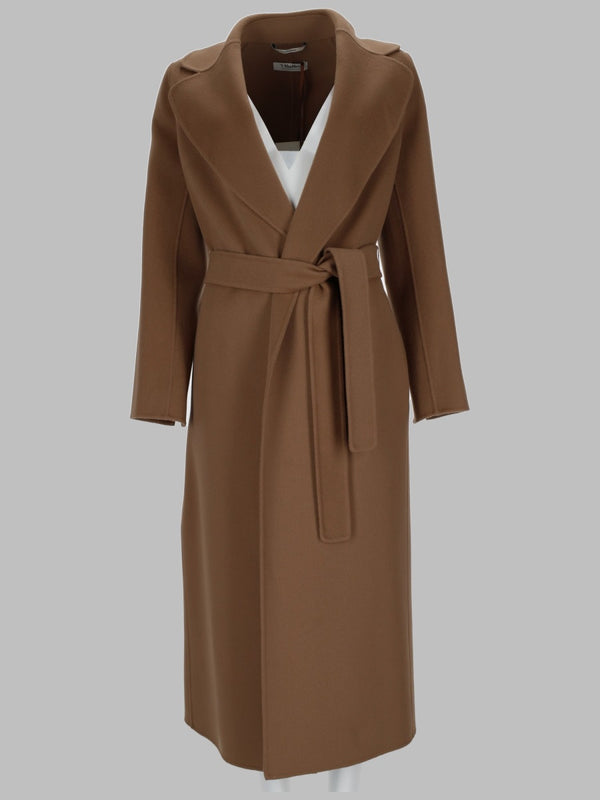 Cappotto A Vestaglia In Drap Di Lana