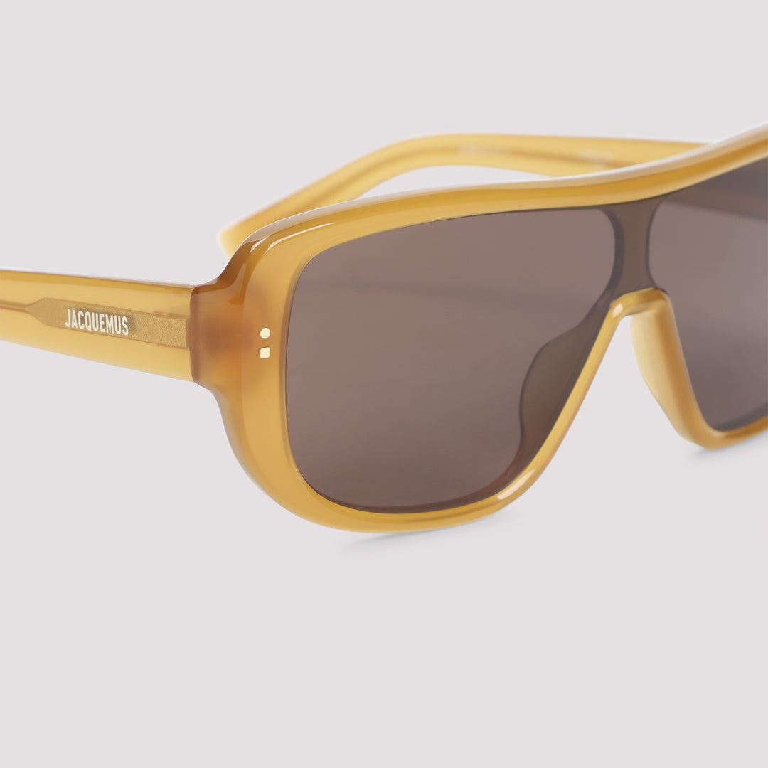 Jacquemus Eyewear Sunglasses - Brown | 95cd0b36c493e110414ed0079ad48fe92cc5a6ec