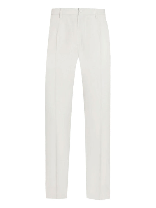 Wool Poplin Trousers