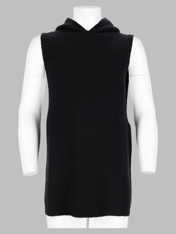 Top Smanicato In Maglia Di Cashmere