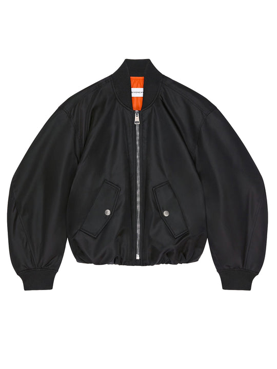 Cropped Cocoon Bomber