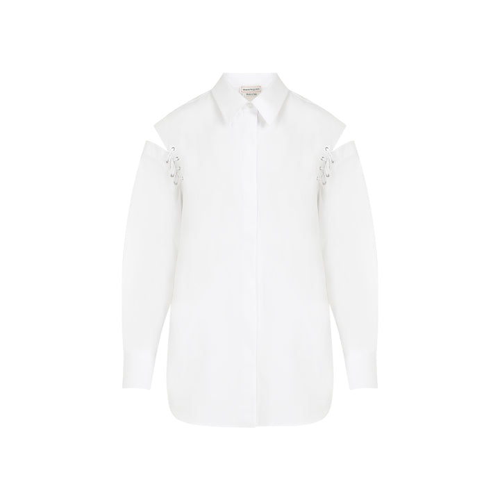 Alexander Mcqueen Shirts - White | fd57d021f6f681f2ac0353d459725b71320638cb