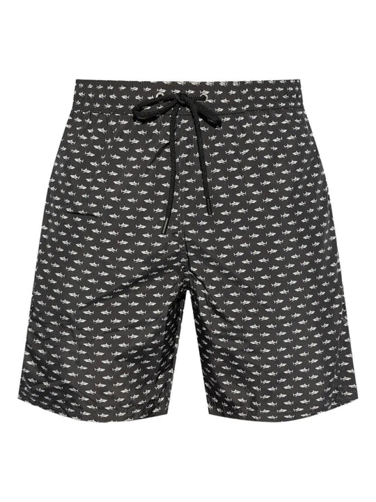 Shark Print Swim Shorts