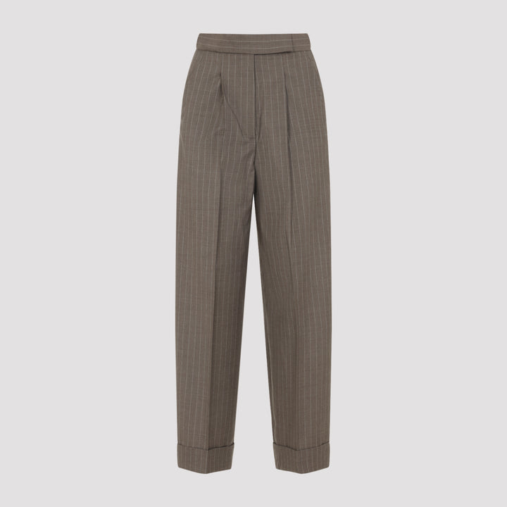 Max Mara Regular & straight leg - Brown | 691dea3049b4f3dfdfe8b5dfa586305c161ba0b7