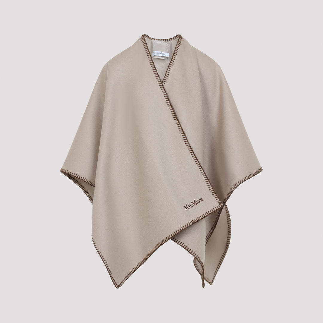 Max Mara Cape - Nude & Neutrals | 22579f4527bdf12eb32c482b57923b532088d56d